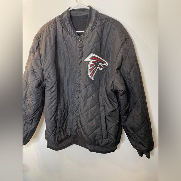 Atlanta Falcons black reversible jacket size extra large - Picture 2 of 12
